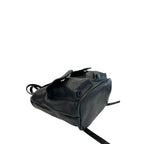 Baldinini Trend Black Cowhide Backpack