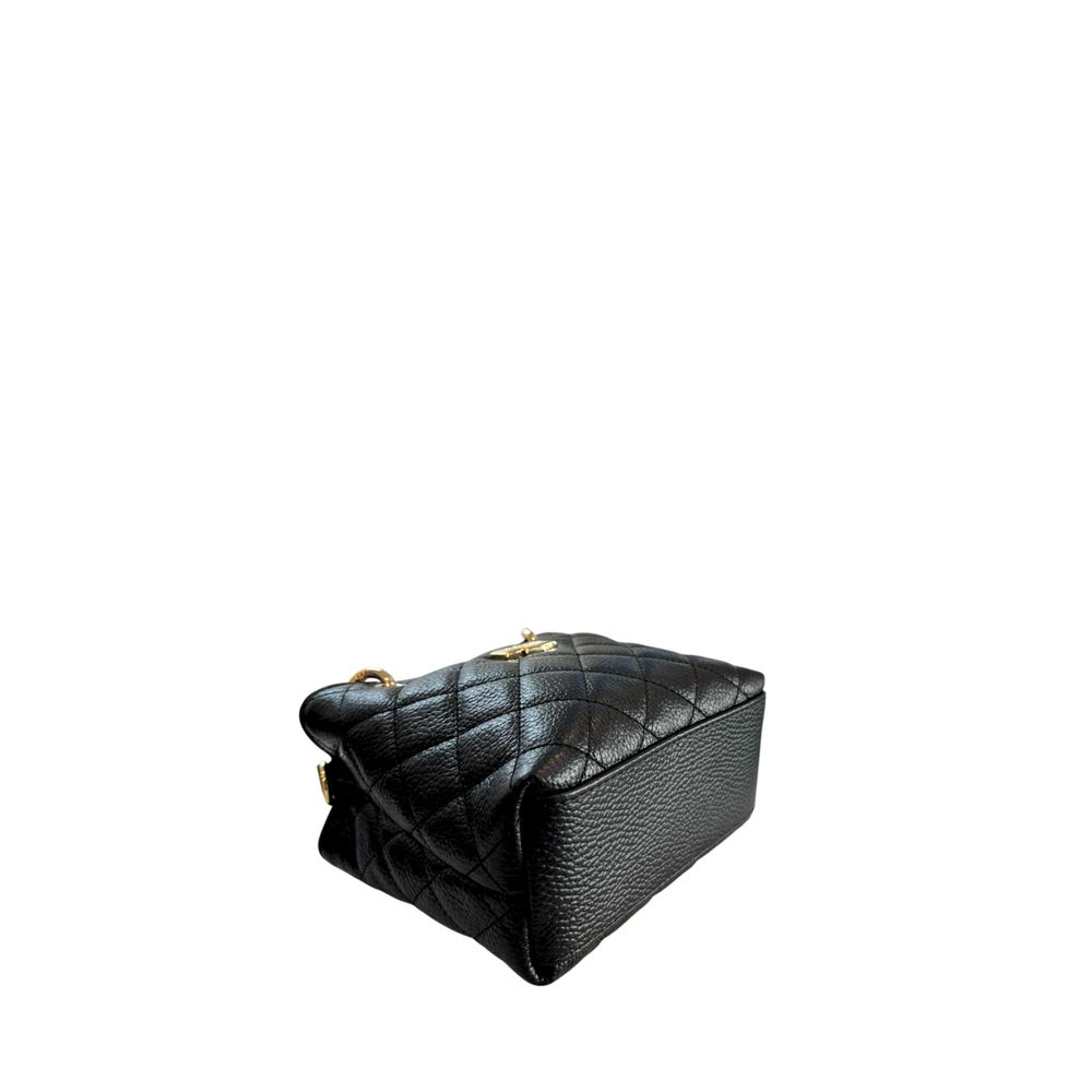 Baldinini Trend Black Cowhide Shoulder Bag