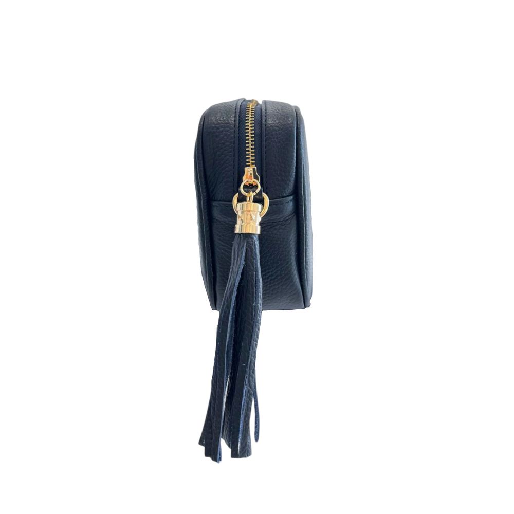 Baldinini Trend Blue Cowhide Crossbody Bag Baldinini Trend