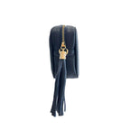 Baldinini Trend Blue Cowhide Crossbody Bag Baldinini Trend