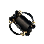 Baldinini Trend Black Cowhide Shoulder Bag
