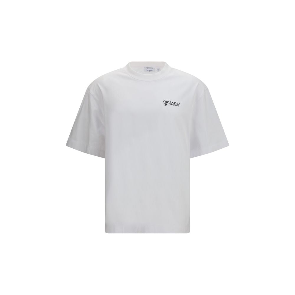 Off-White White Cotton T-Shirt Off-White