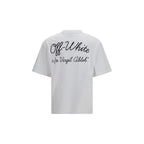 Off-White White Cotton T-Shirt Off-White
