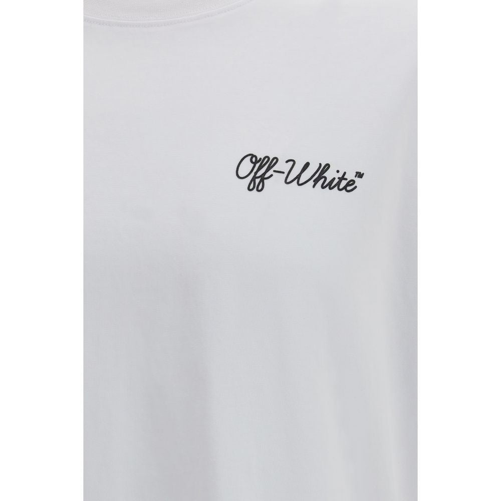 Off-White White Cotton T-Shirt Off-White