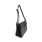 Baldinini Trend Black Cowhide Crossbody Bag Baldinini Trend