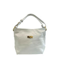 Baldinini Trend White Cowhide Clutch Bag Baldinini Trend
