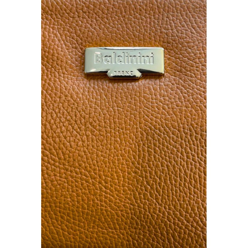 Baldinini Trend Brown Cowhide Crossbody Bag Baldinini Trend