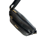 Baldinini Trend Black Cowhide Crossbody Bag Baldinini Trend