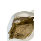 Baldinini Trend White Cowhide Clutch Bag Baldinini Trend