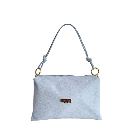 Baldinini Trend Blue Cowhide Clutch Bag Baldinini Trend