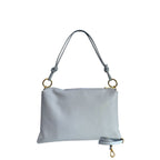 Baldinini Trend Blue Cowhide Clutch Bag Baldinini Trend