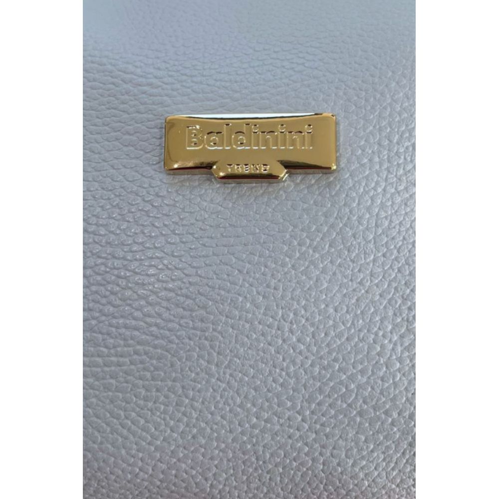 Baldinini Trend Blue Cowhide Clutch Bag Baldinini Trend