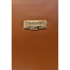 Baldinini Trend Brown Cowhide Clutch Bag Baldinini Trend