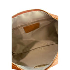 Baldinini Trend Brown Cowhide Clutch Bag Baldinini Trend