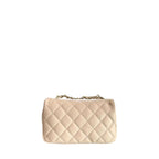 Baldinini Trend Beige Cowhide Crossbody Bag Baldinini Trend