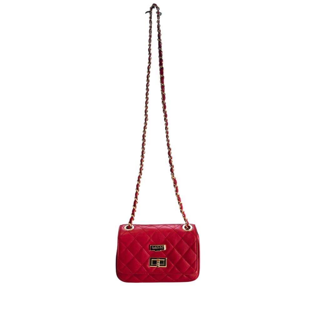 Baldinini Trend Multicolor Cowhide Crossbody Bag Baldinini Trend