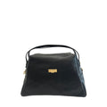 Baldinini Trend Black Cowhide Clutch Bag Baldinini Trend