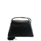 Baldinini Trend Black Cowhide Clutch Bag Baldinini Trend
