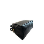 Baldinini Trend Black Cowhide Clutch Bag Baldinini Trend