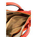 Baldinini Trend Orange Cowhide Shoulder Bag