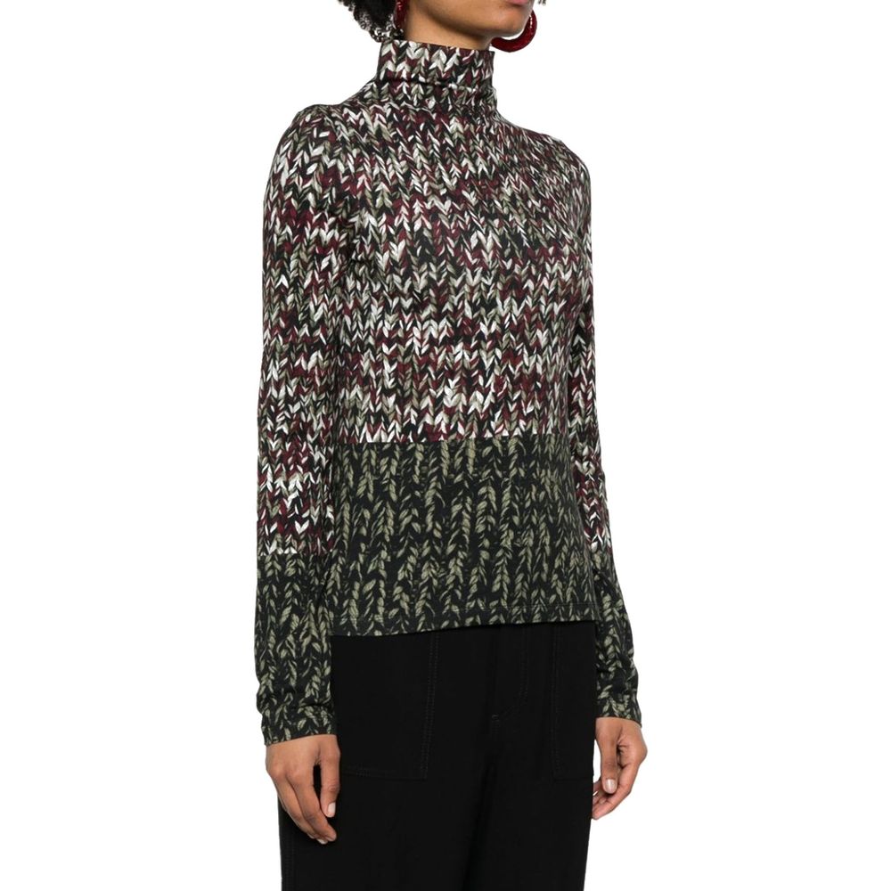 Loewe Bicolor Cotton Long Sleeve T-Shirt