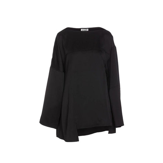 Jil Sander Black Silk Blouse Jil Sander