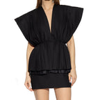 Gucci Black Wool Casual Dress Gucci