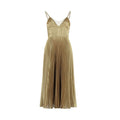 Prada Gold Polyester Casual Dress Prada