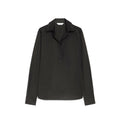 Max Mara Black Cotton Dress Shirt Max Mara