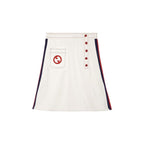 Gucci White Polyester Mini Skirt Gucci