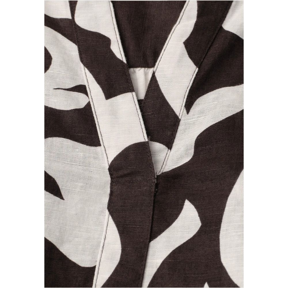 Street One Brown Linen Blouse Street One