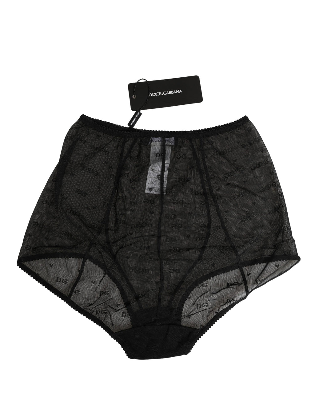 Dolce & Gabbana Black Nylon Stretch Slip Girdle Panty Underwear - Eljoys Fashion 