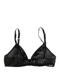 Dolce & Gabbana Black Nylon Stretch Soft Cup Brassiere Underwear - Eljoys Fashion 