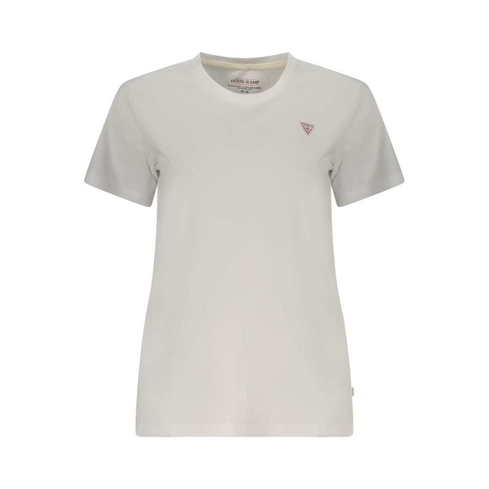 Guess Jeans White Cotton Women T-Shirt Guess Jeans