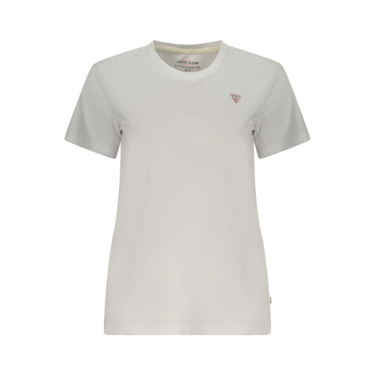 Guess Jeans White Cotton Women T-Shirt Guess Jeans