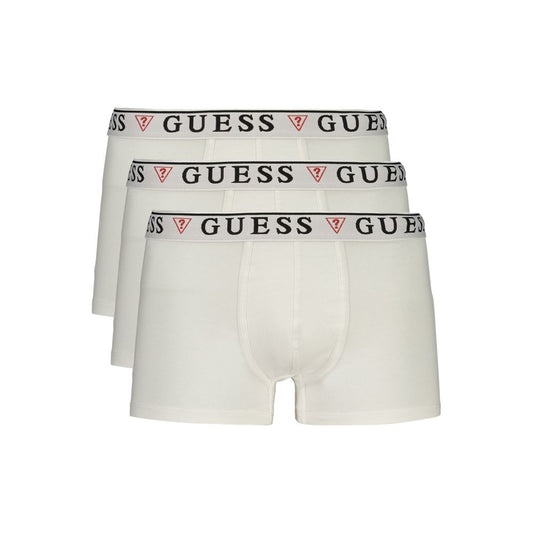 Guess Jeans White Cotton Men's Boxer Guess Jeans