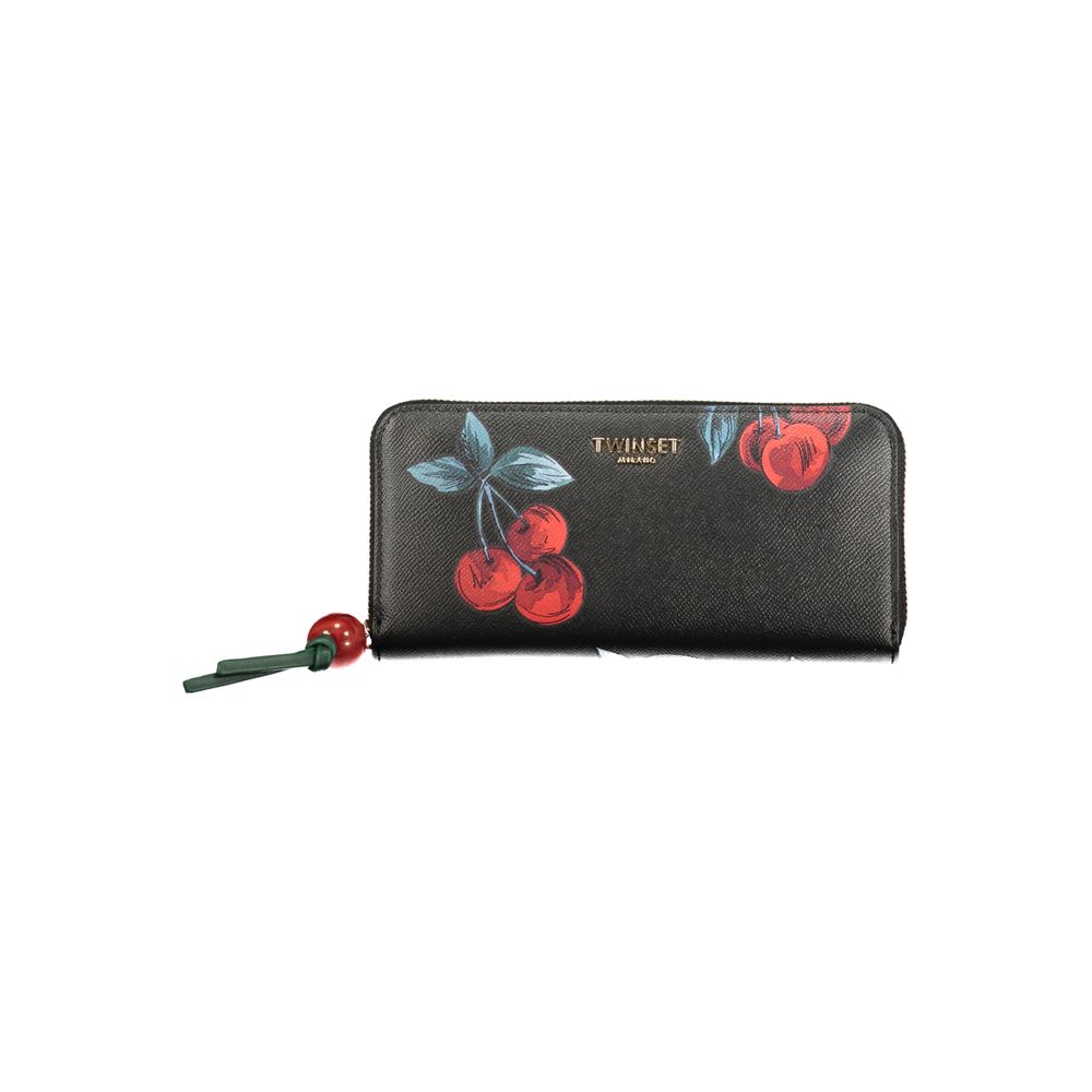 Twinset Black Polyurethane Women's Wallet Twinset