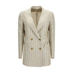Blazé Milano Beige Linen Blazer