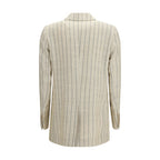 Blazé Milano Beige Linen Blazer