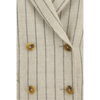 Blazé Milano Beige Linen Blazer