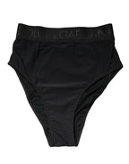 Dolce & Gabbana Black Logo Waistband High Brief Underwear - Eljoys Fashion 