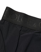 Dolce & Gabbana Black Logo Waistband High Brief Underwear - Eljoys Fashion 