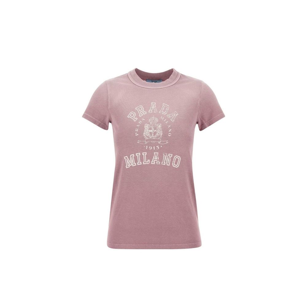 Prada Multicolor Cotton T-Shirt Prada