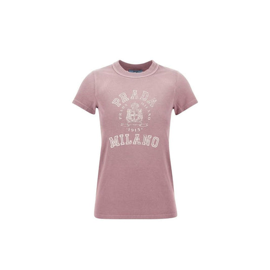 Prada Multicolor Cotton T-Shirt Prada