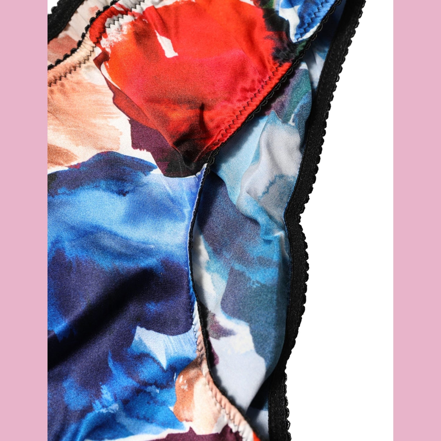 Dolce & Gabbana Multicolor Floral Mid Waist Brief Panty Underwear