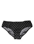Dolce & Gabbana Black Polka Dots Mid Waist Brief Panty Underwear - Eljoys Fashion 