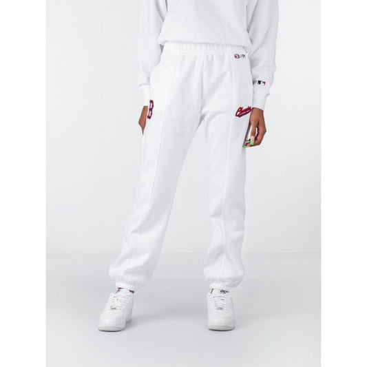 Champion White Cotton Joggers Workout Pants