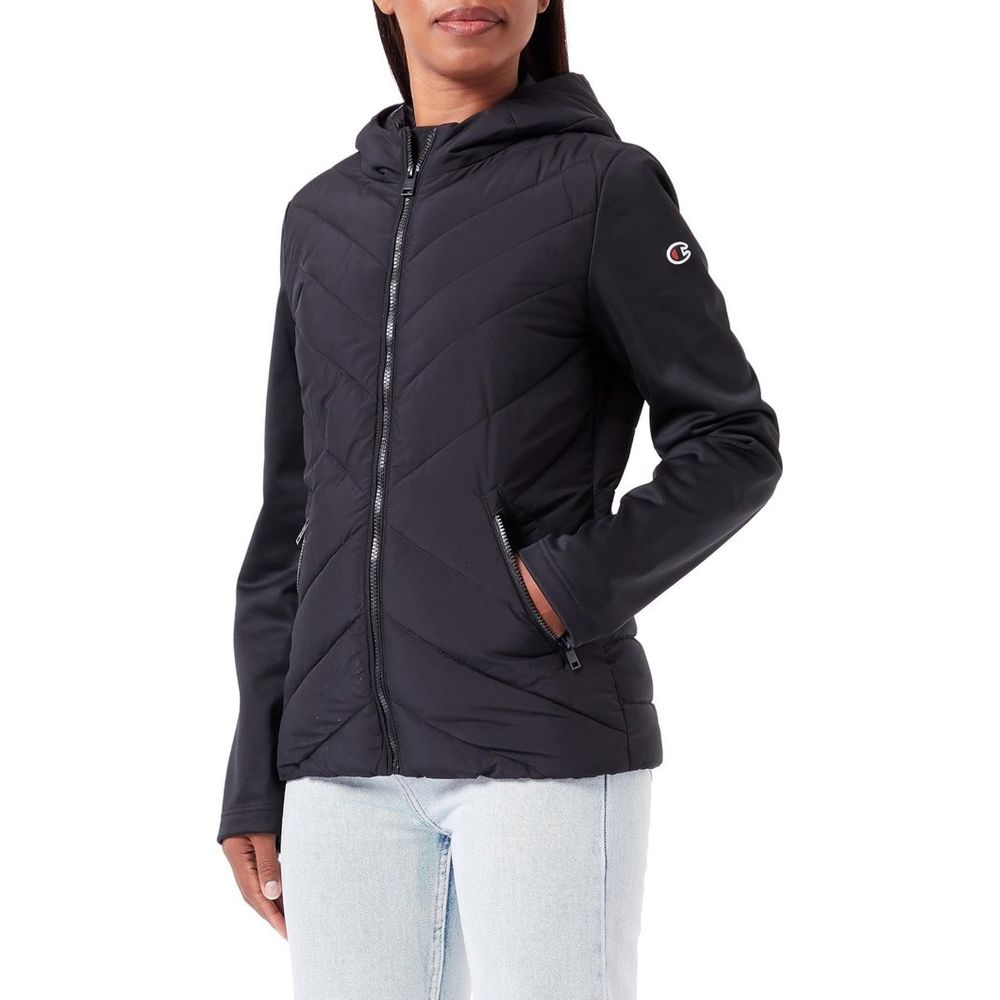 Champion Black Polyester Shell Jacket Champion