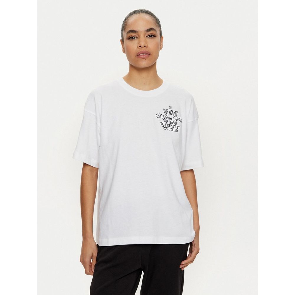 Champion White Cotton T-Shirt - Eljoys Fashion 