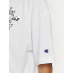 Champion White Cotton T-Shirt - Eljoys Fashion 